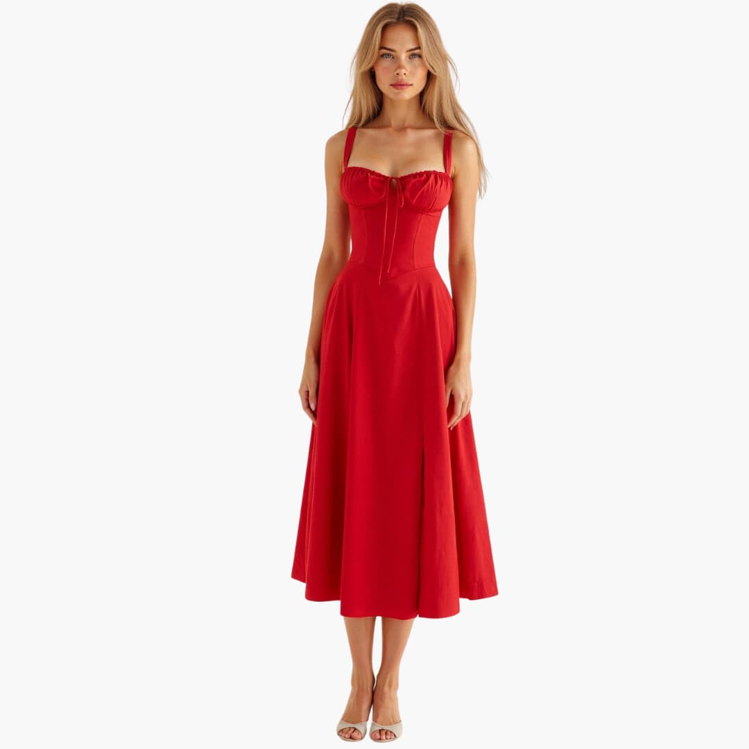 Stella | Women's Light Flowy Midi Dress