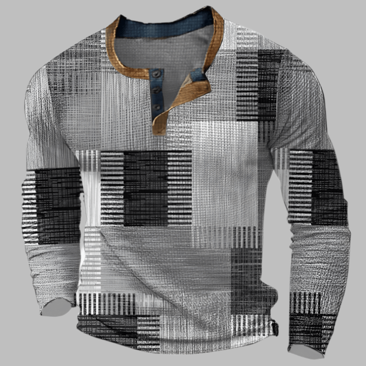 Antoine Colorblock Henley Shirt