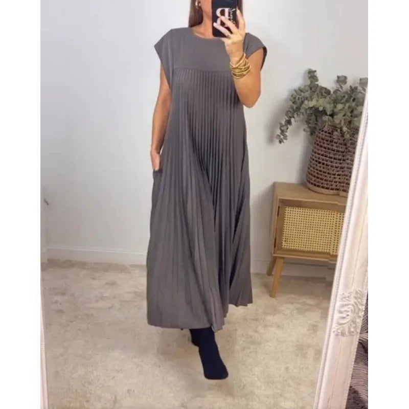 Tamara | Elegant Pleated Maxi Dress