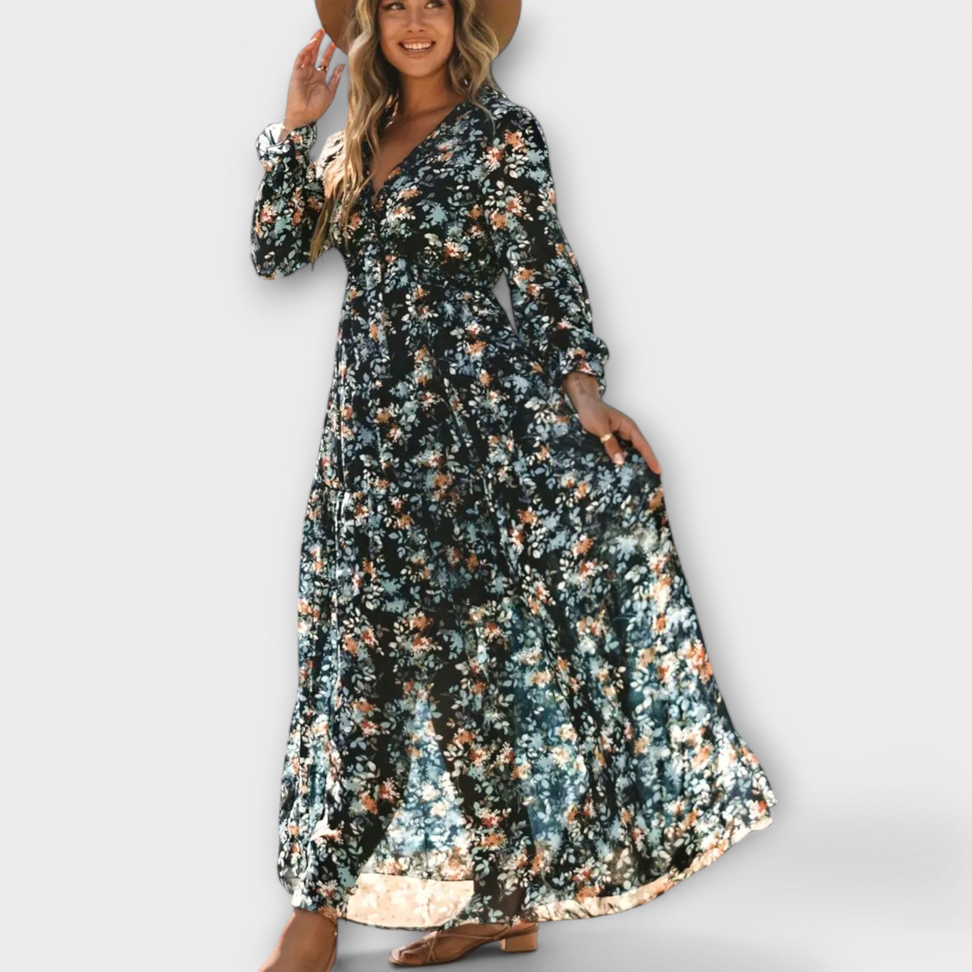 Helen | Boho-Chic Maxi Dress