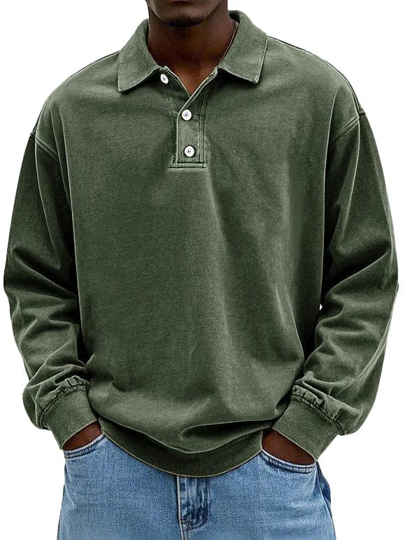 Maxime Long Sleeve Polo Shirt